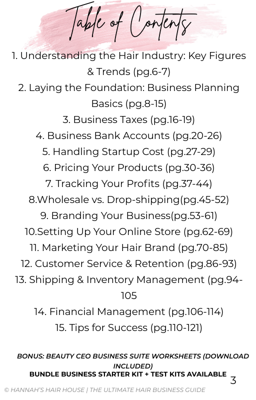 The Ultimate Hair Business Guide