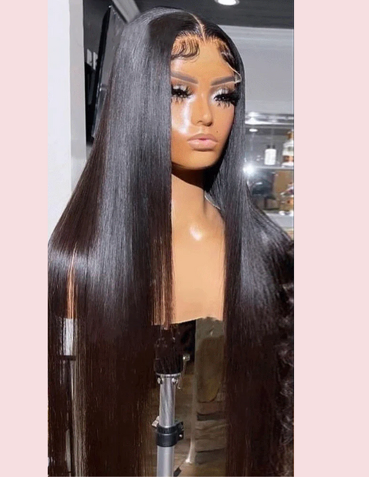Extra Long 34-40 Inch Raw Brazilian HD Frontal Wigs (13x4)